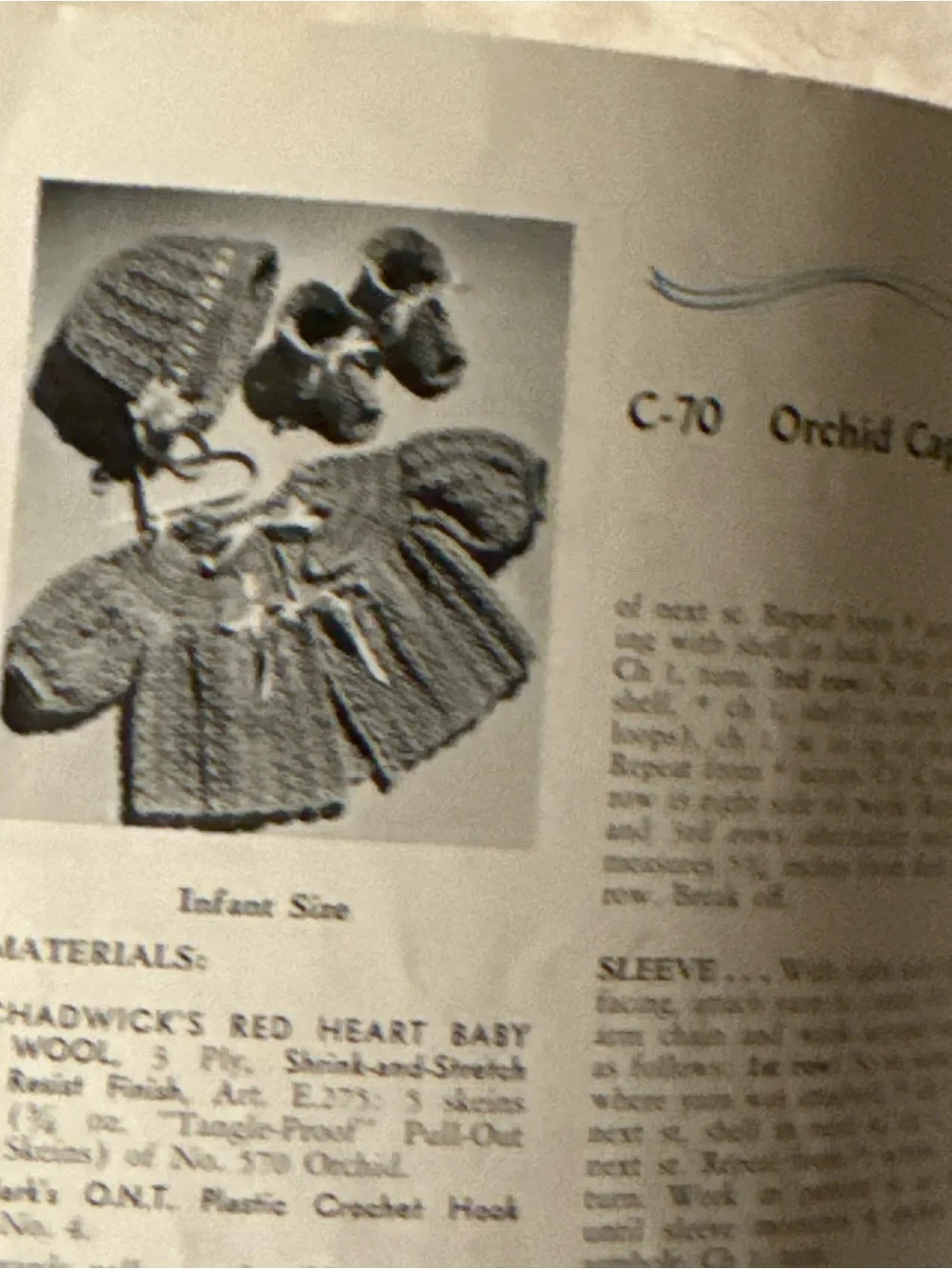 1952 Baby Book Crochet & Knit Patterns Baby Clothes Vintage Booklet